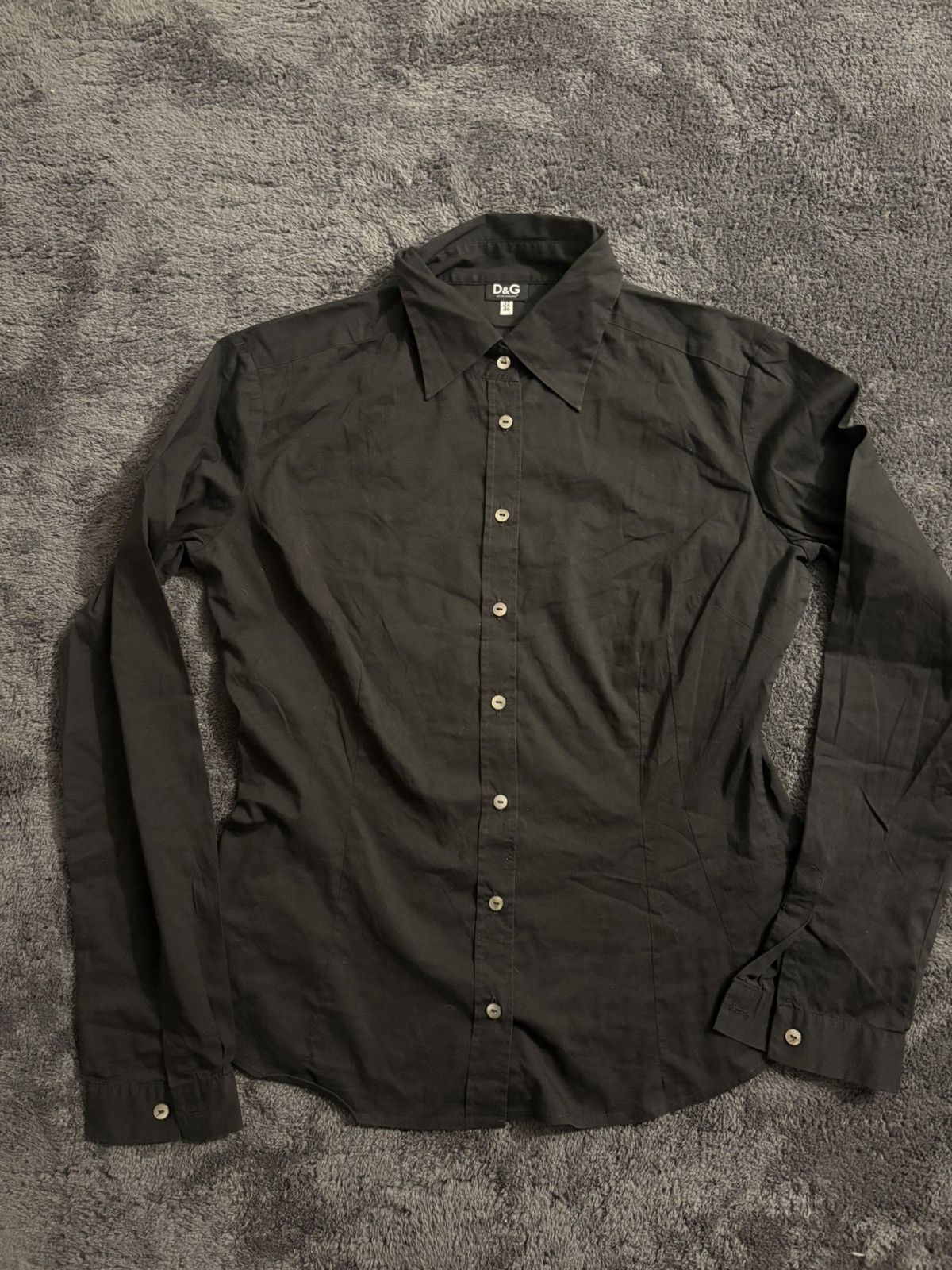 Dolce & Gabbana Dolce & Gabbana Black Shirt Size S Size US S / EU 44-46 / 1 - 1 Thumbnail