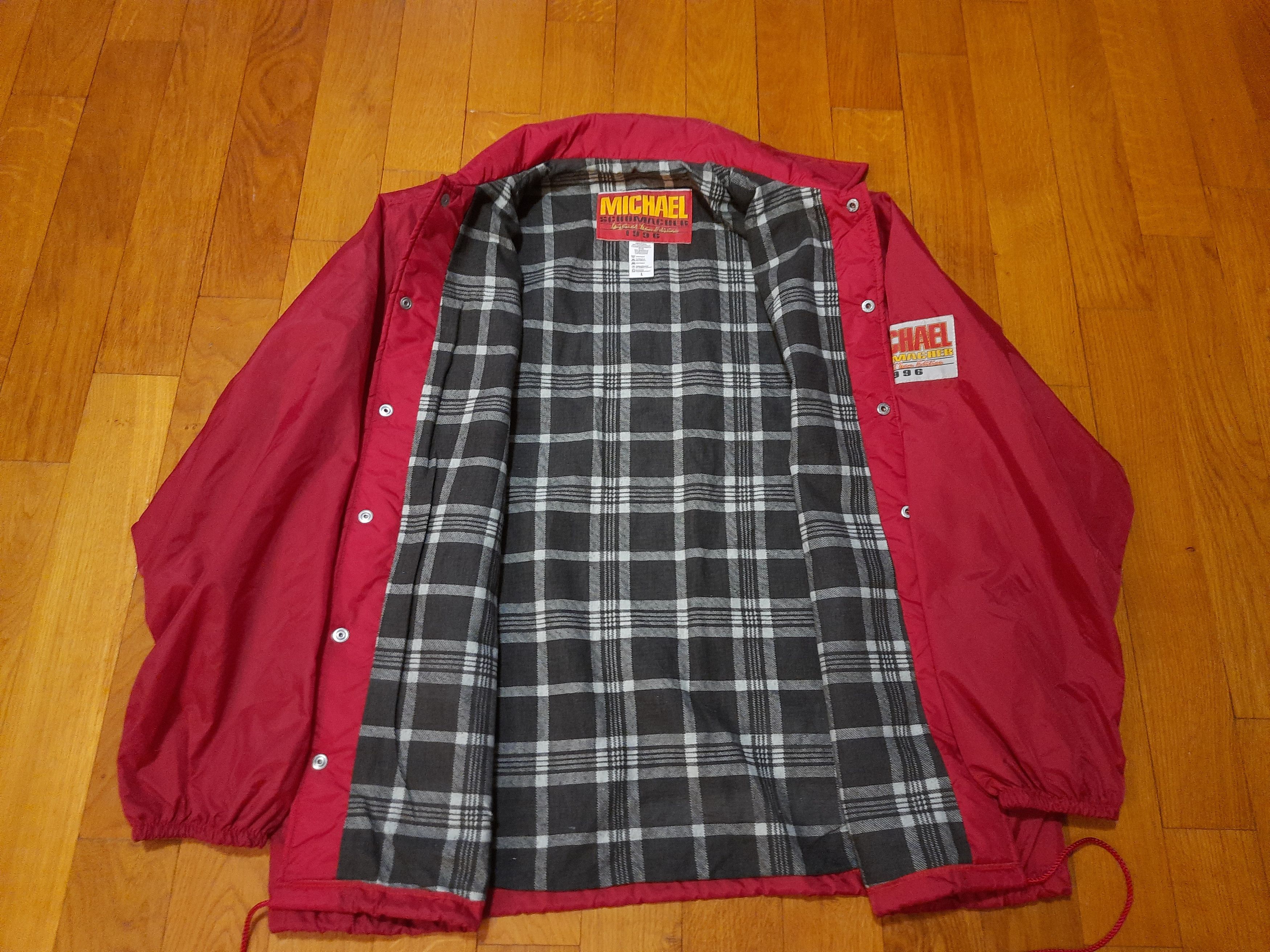 Formula 1 Michael Schumacher Back Logo Ferrari Formula One Jacket Size US L / EU 52-54 / 3 - 7 Thumbnail
