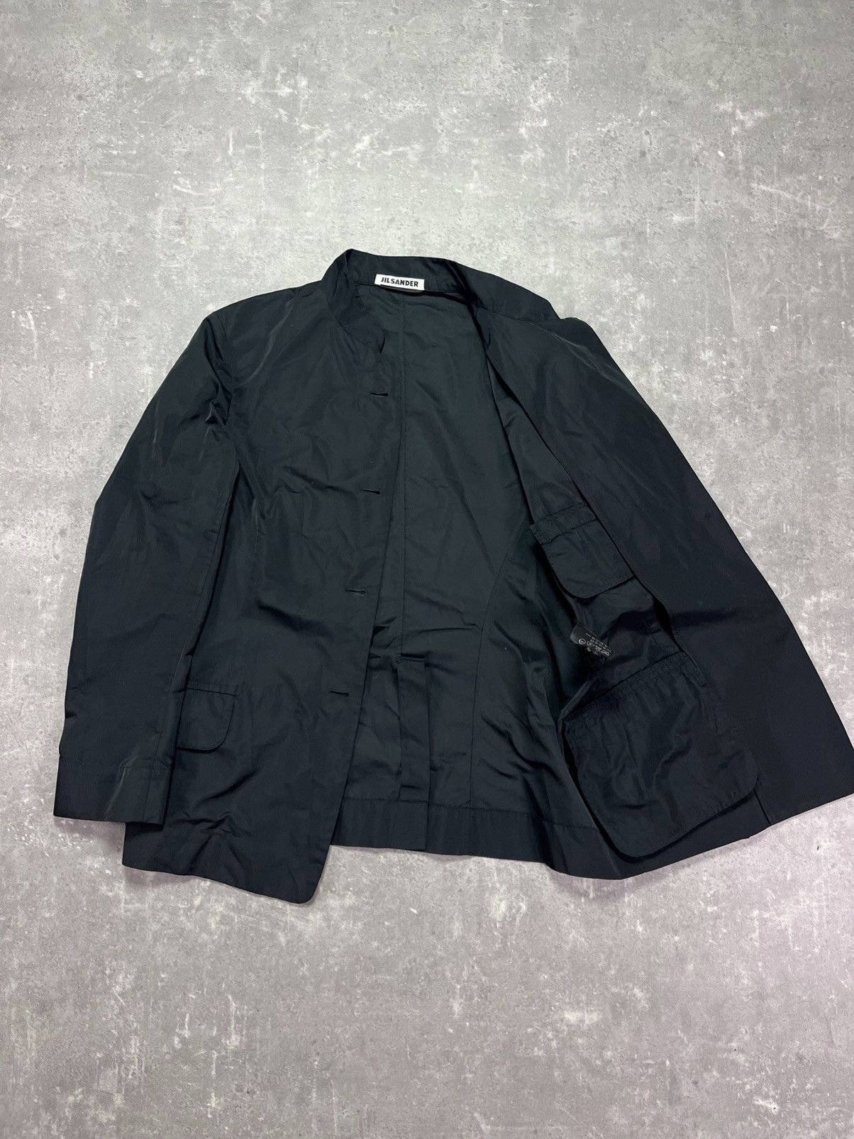 Jil Sander Jil Sander Buttoned Nylon/Silk Sartorial Blazer Jacket 42 SM Size US S / EU 44-46 / 1 - 6 Thumbnail