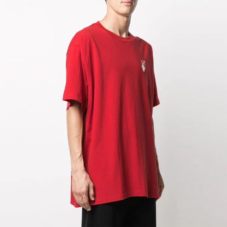 Off-White Red Pascal Skeleton Arrows Oversized T-Shirt Size US XXL / EU 58 / 5 - 3 Thumbnail
