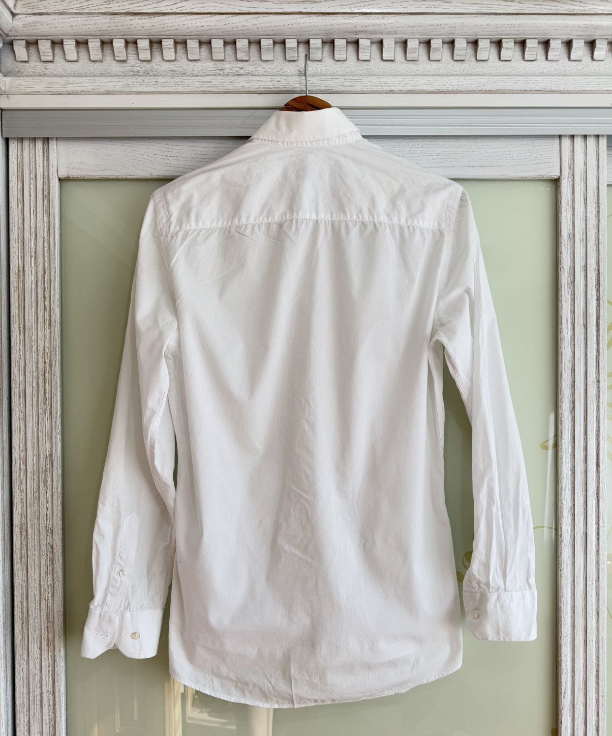 Moschino Moschino White Long Sleeve Red Heart Shirt Size US M / EU 48-50 / 2 - 2 Thumbnail