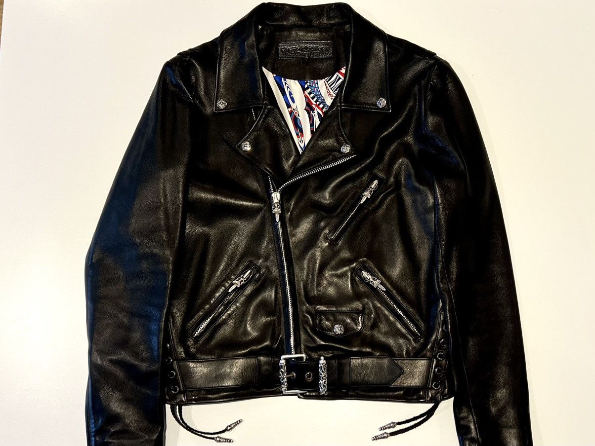 Chrome Hearts Chrome Hearts Leather Biker Jacket JJ Dean Size US L / EU 52-54 / 3 - 1 Thumbnail