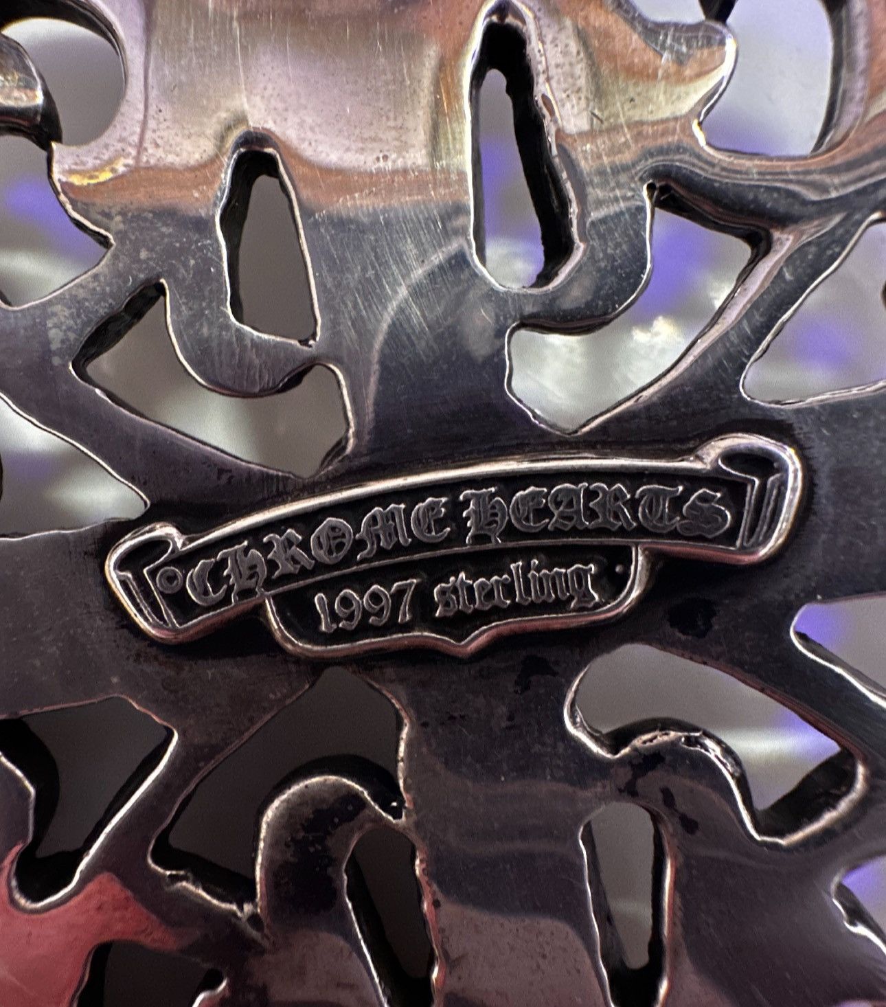 Chrome Hearts Chrome Hearts XL Giant Huge Oval Cross Belt Buckle Size ONE SIZE - 10 Thumbnail