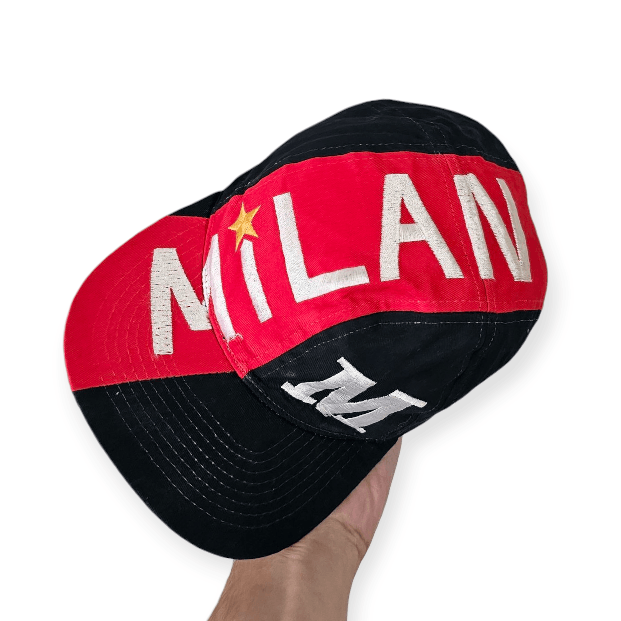 Vintage AC Milan Big Logo 90's Hat Size ONE SIZE - 2 Thumbnail