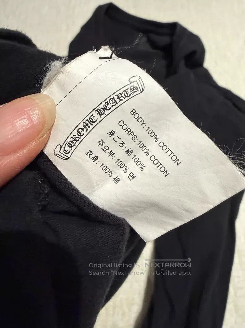 Chrome Hearts CHROME HEARTS Size 2XL Black Pentagram Scroll Long-Sleeved Size US XXL / EU 58 / 5 - 4 Thumbnail