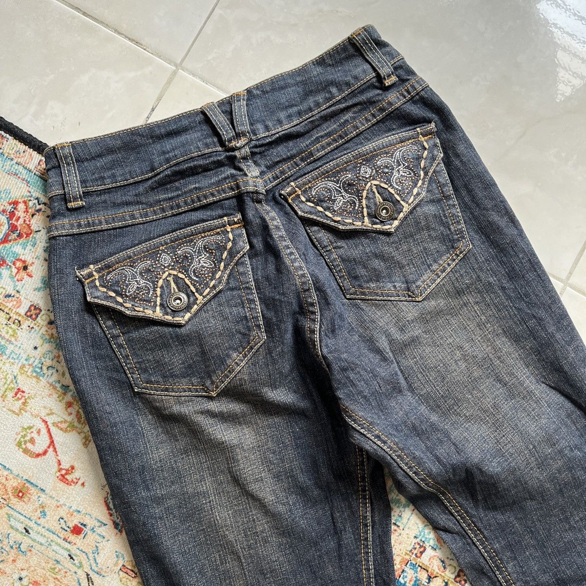 Japanese Brand Vintage El Road western flare pants Size 26" / US 2 / IT 38 - 2 Thumbnail