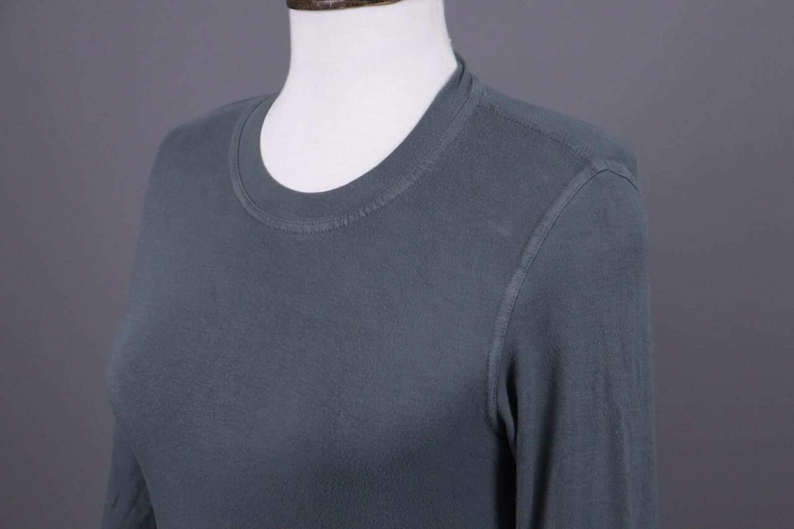 Designer Transit Par Such 361 Gray Summer Top Blouse Size 3 Size M / US 6-8 / IT 42-44 - 5 Thumbnail