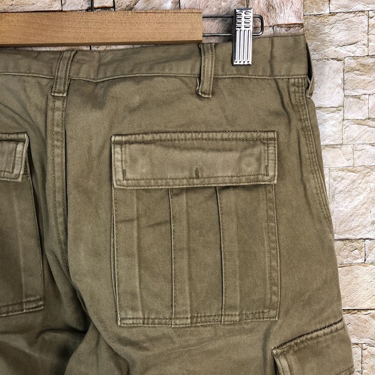 Japanese Brand Red Skins Brown utility Cargo Multipocket Pants #A650 Size US 31 - 20 Thumbnail