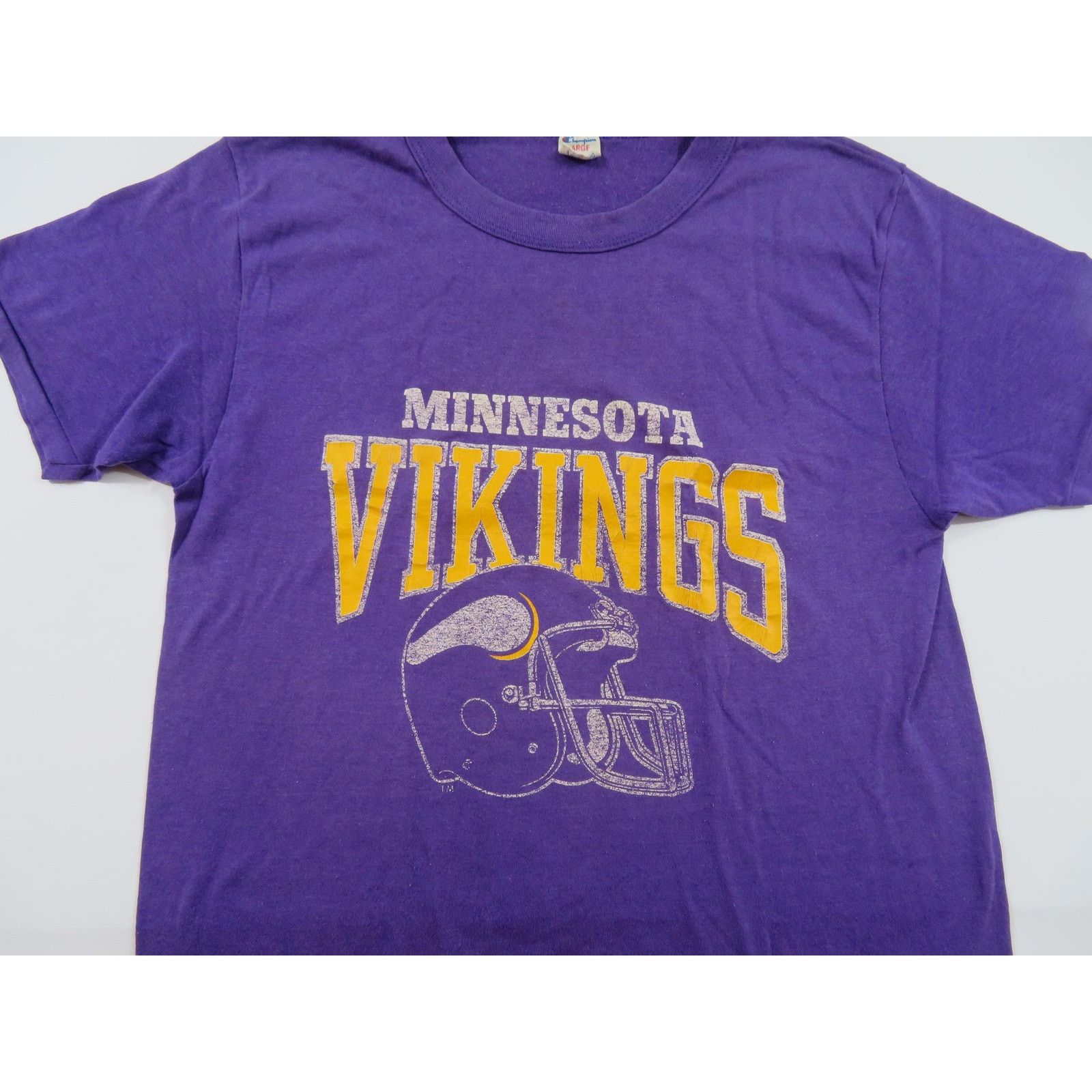 Champion Minnesota Vikings Champion T-shirt Purple Sz M 1980s Size US M / EU 48-50 / 2 - 2 Thumbnail