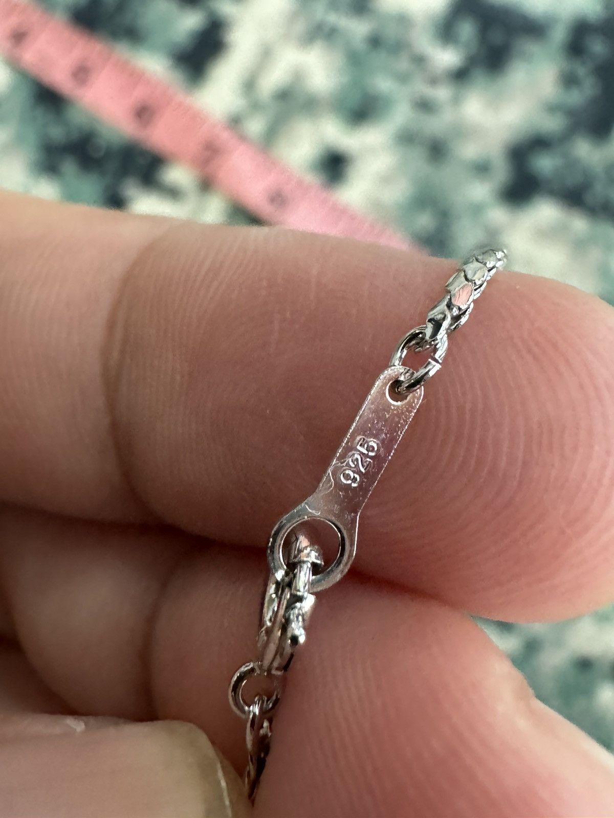 Sterling Silver PRINCESS BEZEL CUT ZIRCON STERLING SILVER NECKLACE Size ONE SIZE - 8 Thumbnail