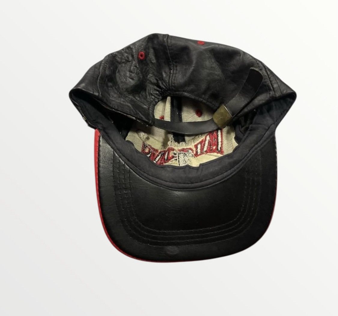 Vintage Vtg 90s NFL Leather Snapback Cap Size ONE SIZE - 4 Thumbnail
