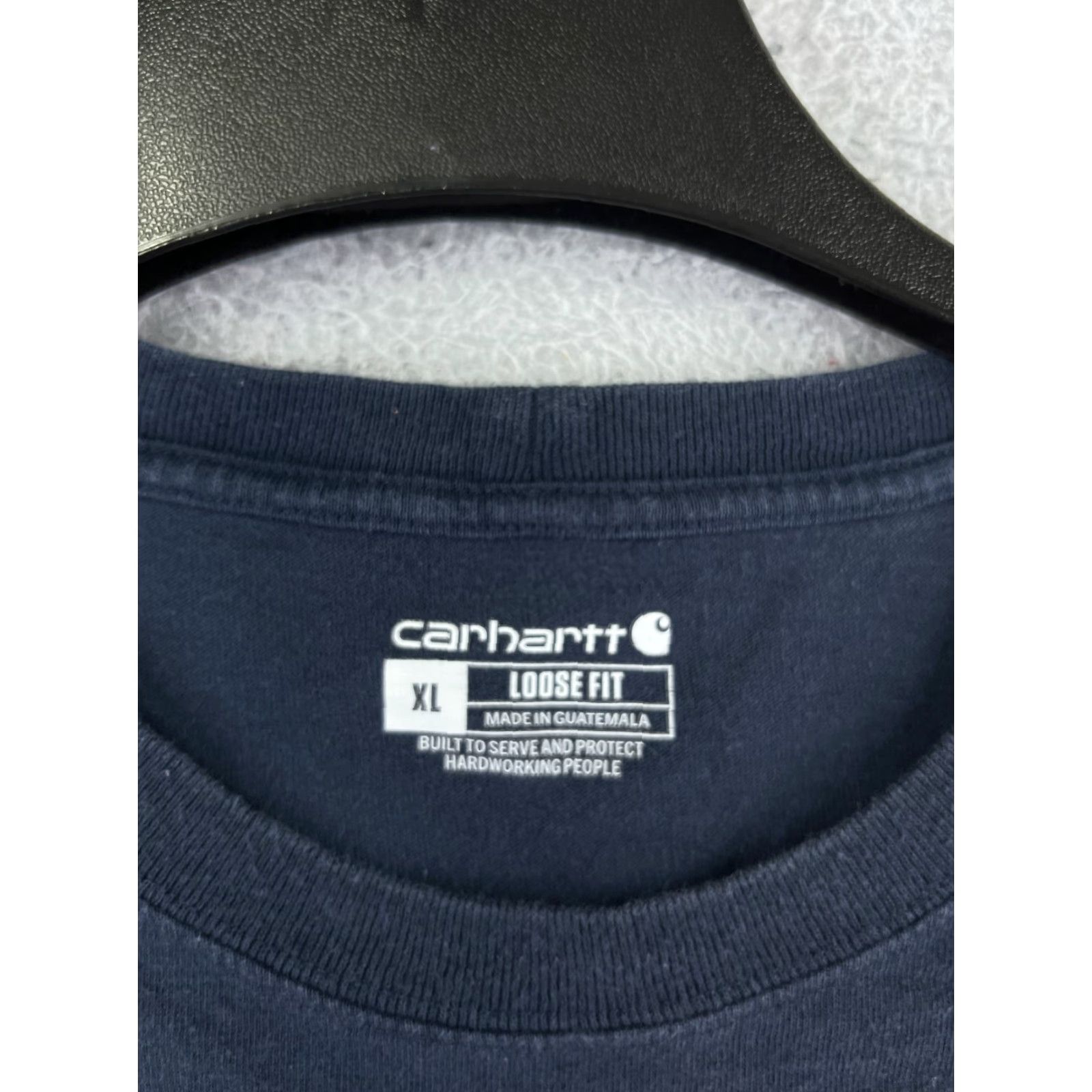 Carhartt Carhartt Shirt Men XL Blue Short Sleeve Crew Neck Cotton Pocket T-Shirt Size US XL / EU 56 / 4 - 3 Thumbnail