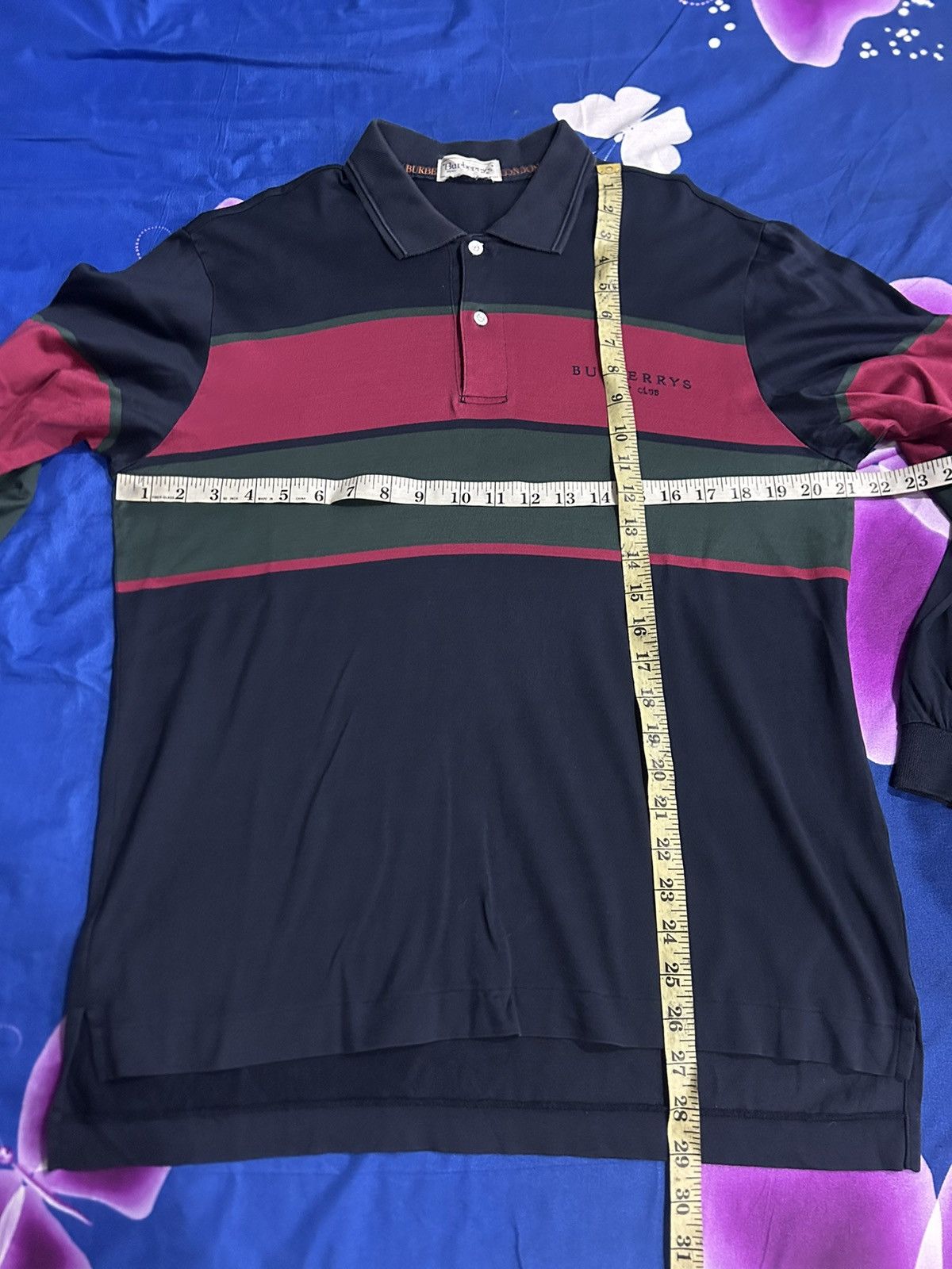 Burberry 1990s Burberrys Yacht Club Striped Shirt Size US M / EU 48-50 / 2 - 10 Thumbnail
