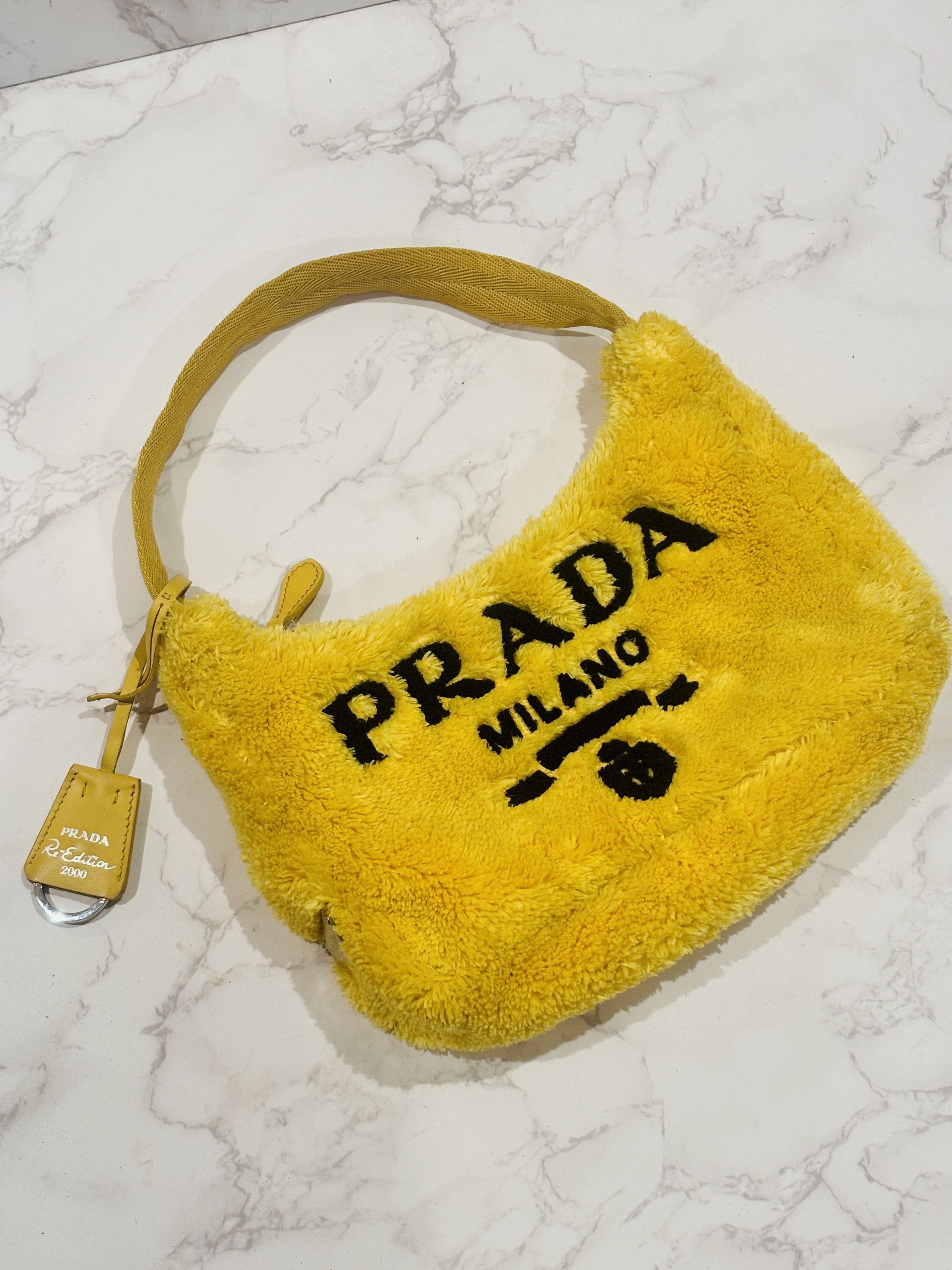 Prada Canary Fuzzy Bag Size ONE SIZE - 1 Thumbnail