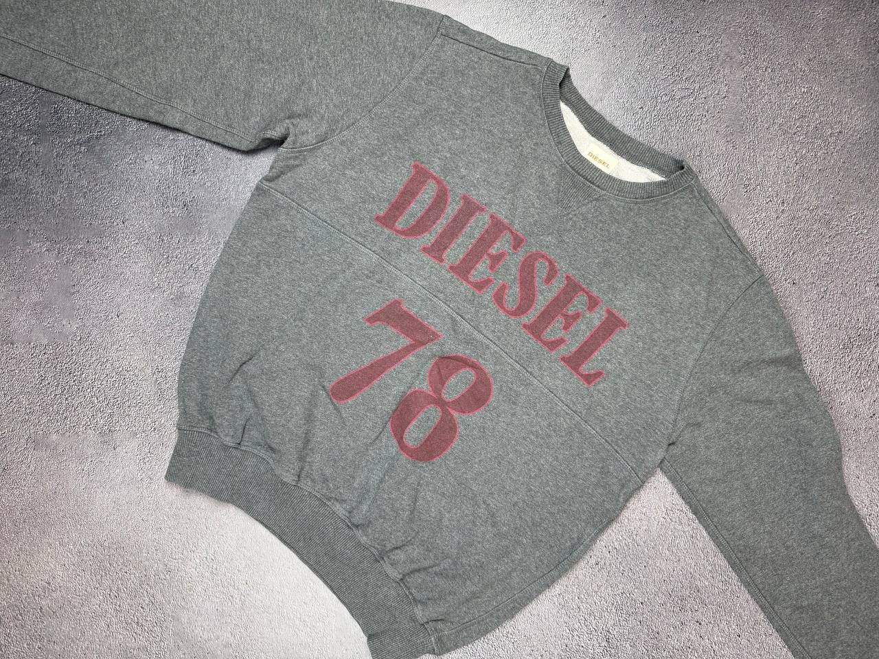 Diesel Diesel Vintage Sweatshirt Y2K Gray Avant Garde Size US XXL / EU 58 / 5 - 2 Thumbnail