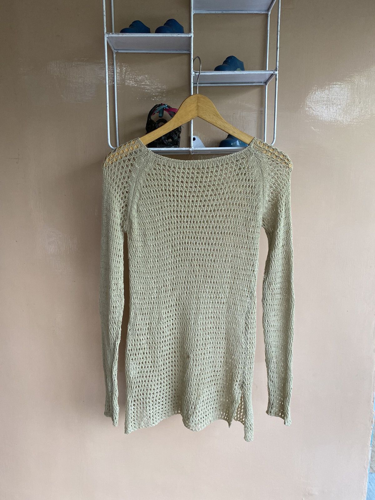 Issey Miyake × Japanese Brand 💸BINDINGOFFER💸Reason Knitwear Fishnet Isseymiyake style Size US S / EU 44-46 / 1 - 3 Thumbnail
