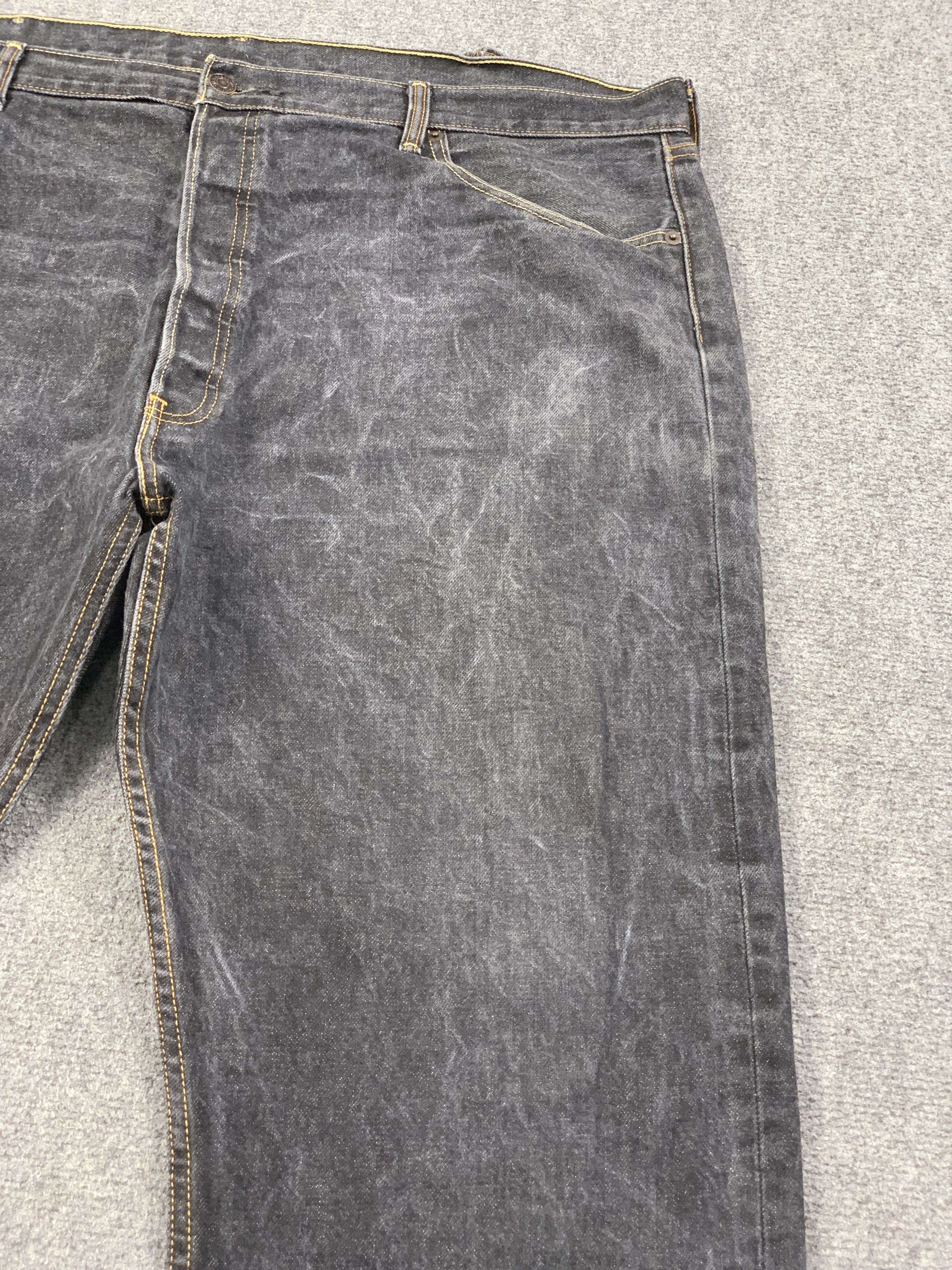 Levi's × Vintage Vintage Levis 501 Faded Black Jeans DP2210 Size US 43 - 12 Thumbnail