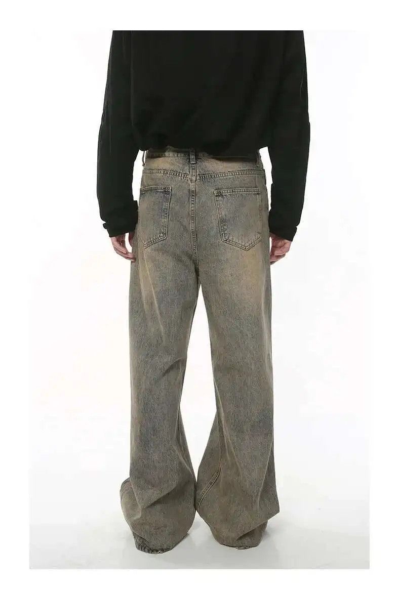 Japanese Brand Wide Leg Baggy Denim Jeans Size US 34 / EU 50 - 2 Thumbnail