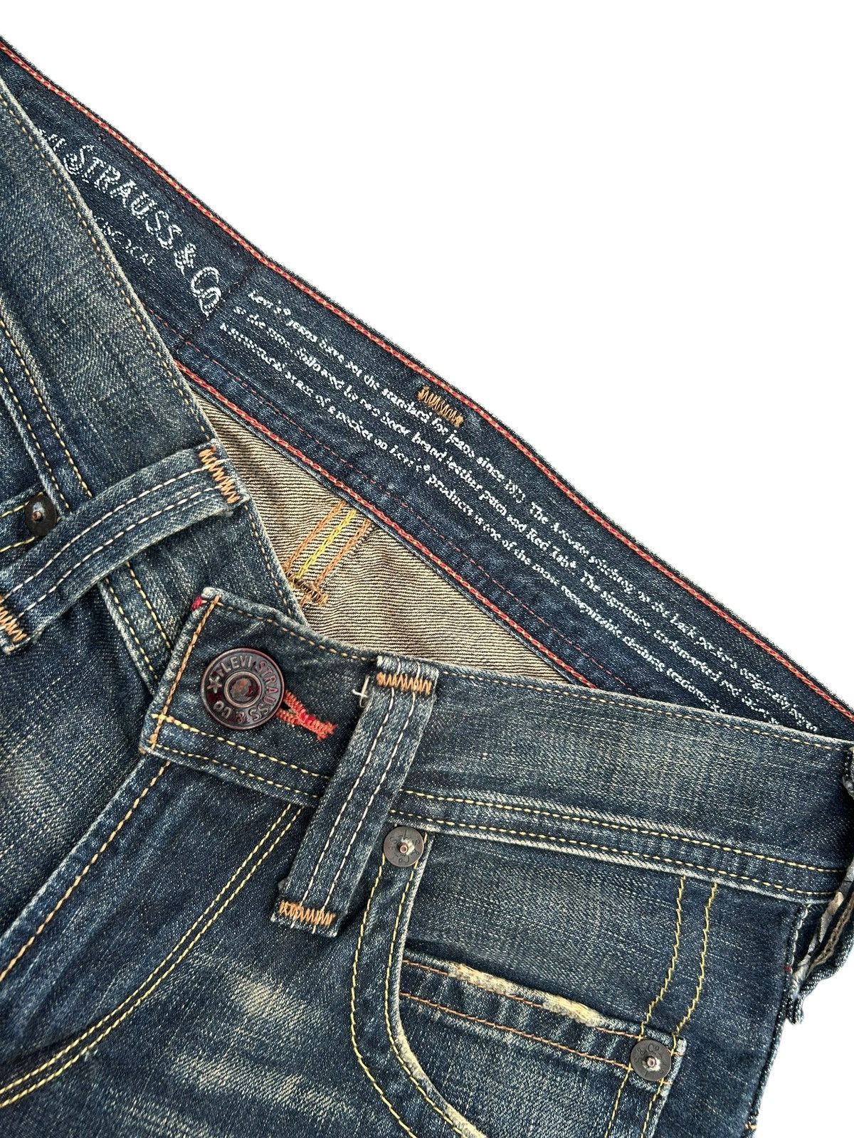 Kapital VINTAGE LEVIS HIPPIES STYLE RUSTY DISTRESSED DENIM JEANS Size US 30 / EU 46 - 8 Thumbnail