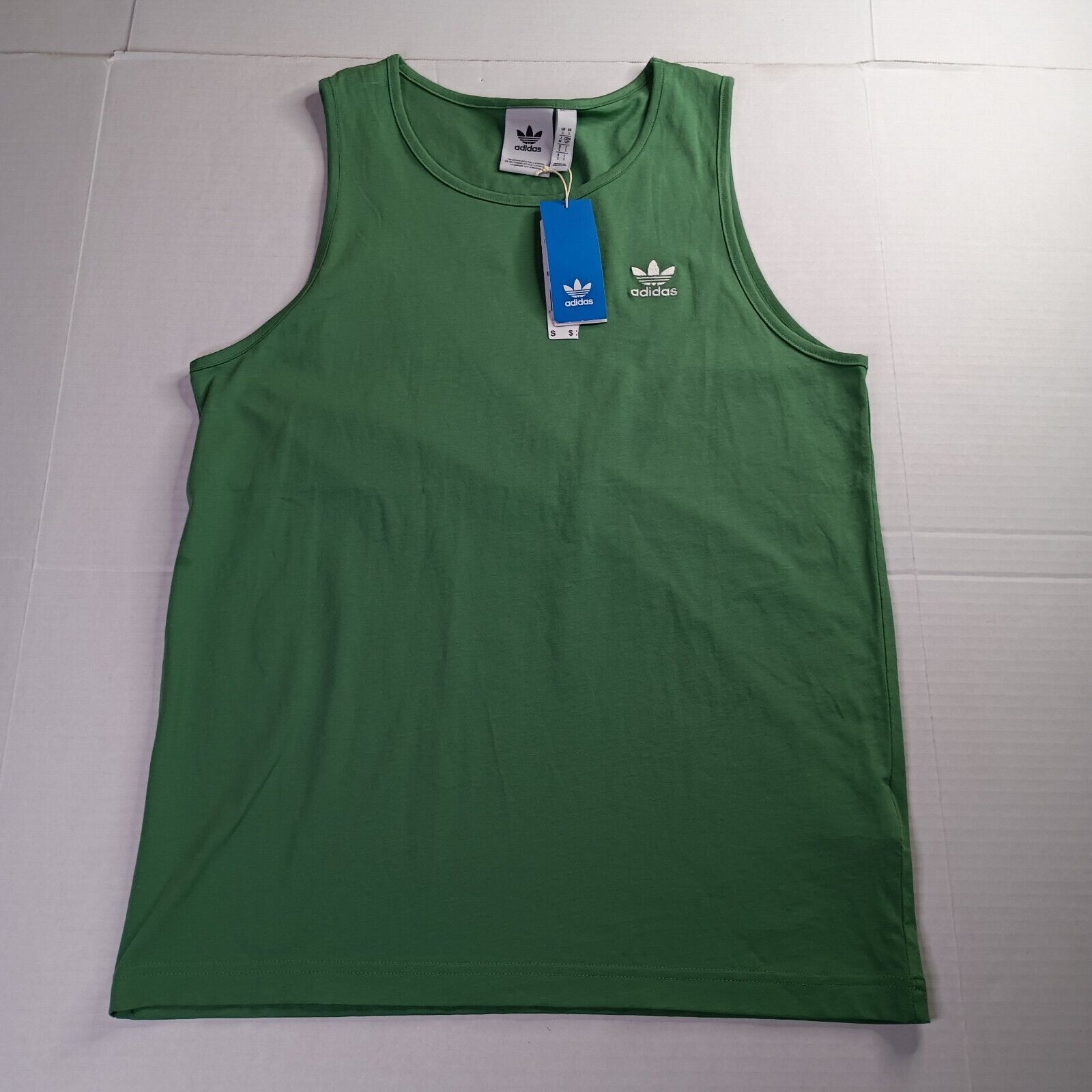 Adidas Adidas Originals Essentials Tank Top Men’s S Green Athletic Size US S / EU 44-46 / 1 - 1 Thumbnail