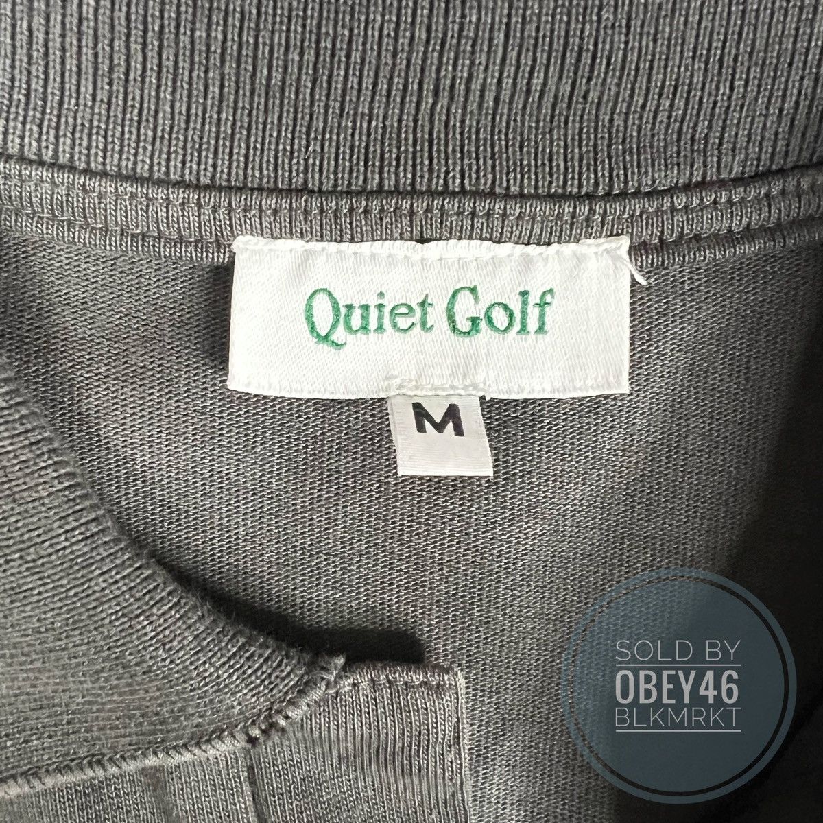 Other QUIET GOLF CHARCOAL POLO SHIRT Size US M / EU 48-50 / 2 - 2 Thumbnail