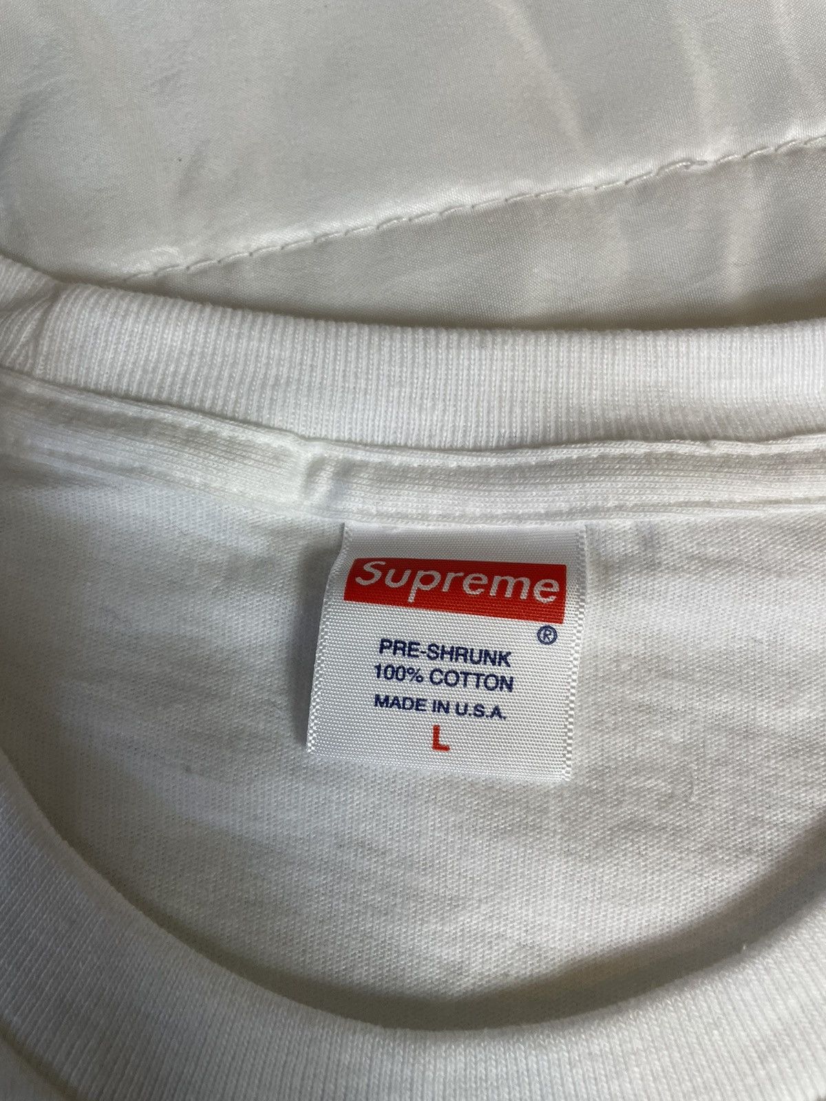 Supreme Supreme Blade Grid Long Sleeve FW16 Box Logo Men’s L White Size US L / EU 52-54 / 3 - 3 Thumbnail