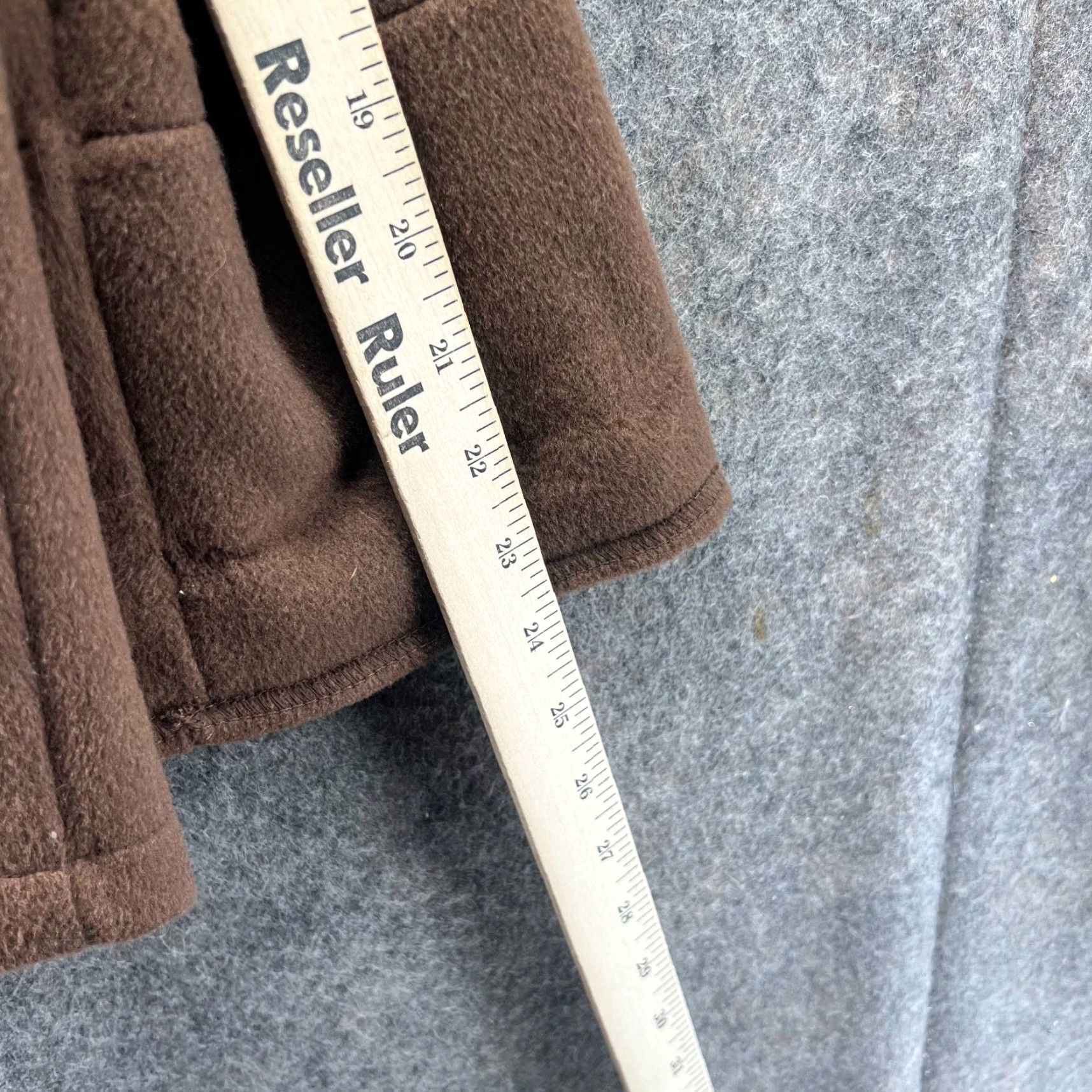 Vintage VINTAGE Maralyce Ferree Coat Womens Medium Brown Wool Blend Button Front Jacket Winter Coat Size M / US 6-8 / IT 42-44 - 7 Thumbnail