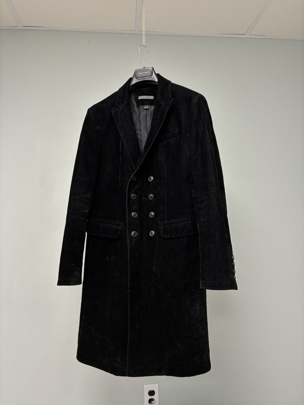 John Varvatos Flocked Velvet Coat EU 44 USA 34 Small Size US S / EU 44-46 / 1 - 7 Thumbnail