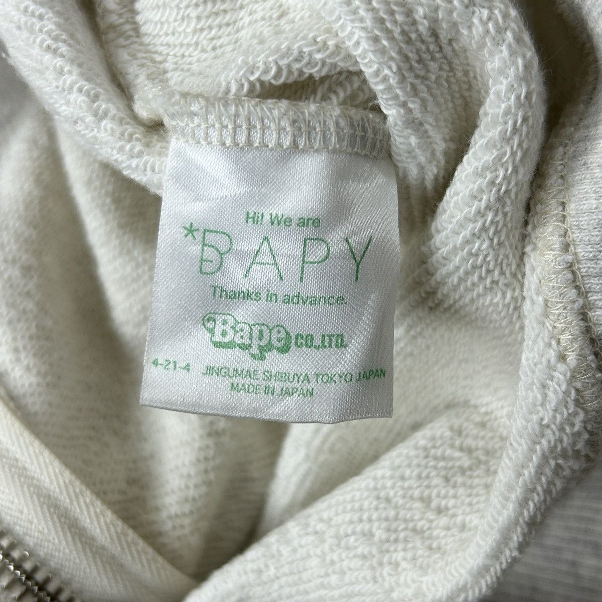 Japanese Brand BAPY - Baby Hoodie Size US XS / EU 42 / 0 - 10 Thumbnail