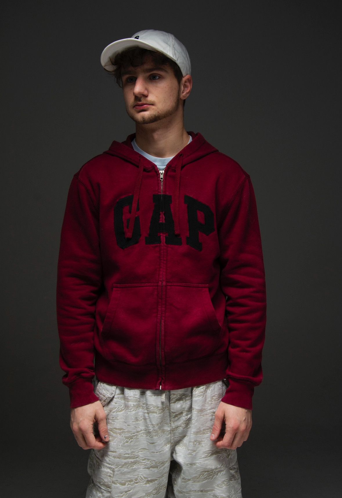 Gap × Vintage Zip up hoodie GAP BOXY FIT Size US M / EU 48-50 / 2 - 2 Thumbnail