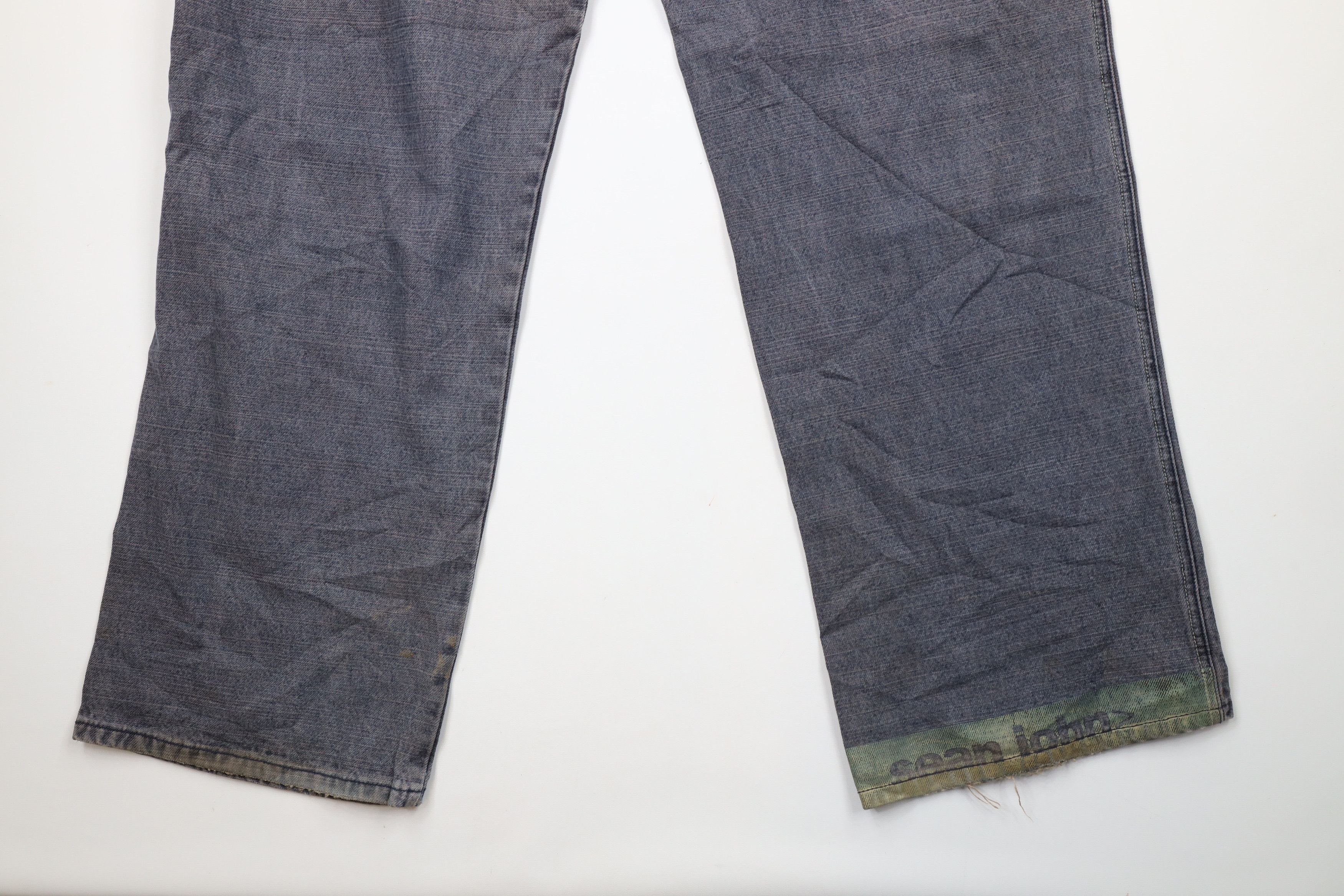 Sean John × Vintage Vintage 90s Sean John Spell Out Baggy Wide Leg Denim Jeans Size US 40 / EU 56 - 12 Thumbnail