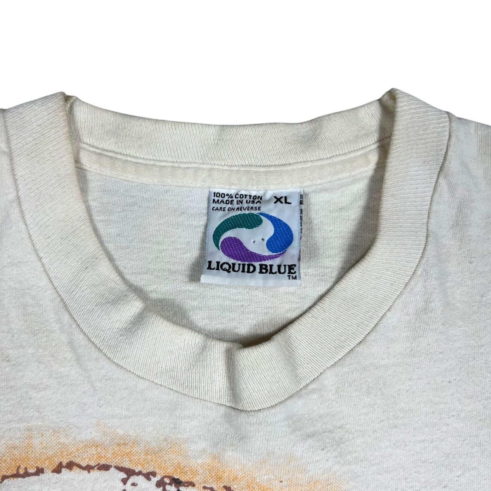 Band Tees × Grateful Dead × Vintage 1995 Liquid Blue Jerry Garcia Grateful Dead AOP band tee Size US XL / EU 56 / 4 - 6 Thumbnail