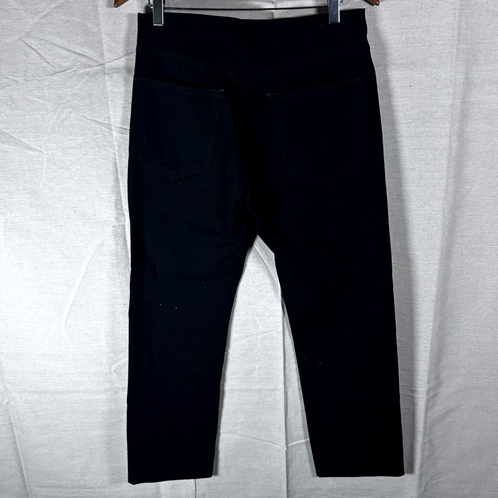 Rag & Bone rag & bone New York Black Twill Pants Womens Size 28 Mid Rise Made in USA Size 28" / US 6 / IT 42 - 2 Thumbnail