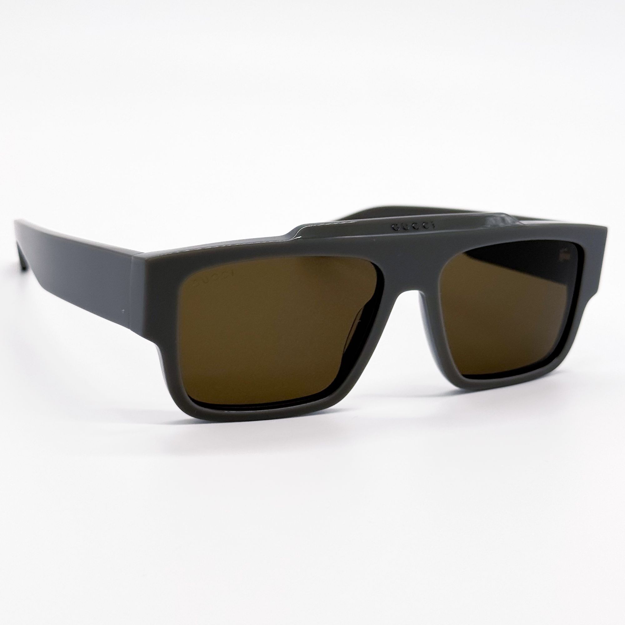 Gucci NEW GG1460S 003 GUCCI UNISEX GRAY BROWN SUNGLASSES GUCCI Size ONE SIZE - 5 Thumbnail