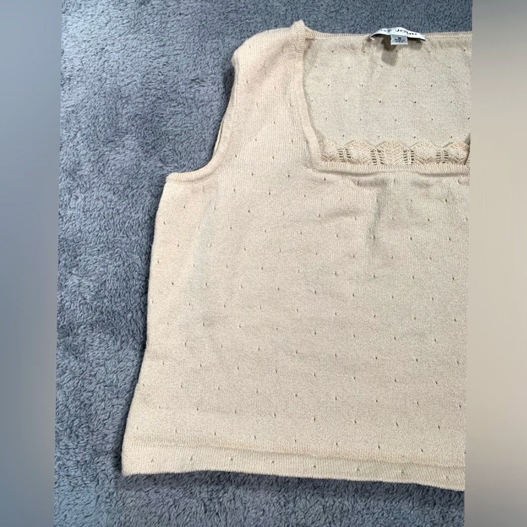 St. John **St. John Cream Women's Tank Top** User: St. John Cream Women's Tank Top Size M / US 6-8 / IT 42-44 - 3 Thumbnail
