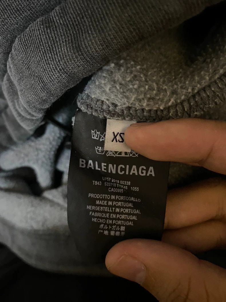 Balenciaga Balenciaga Balenciaga Hoodie with Red Print Size XS -2507 Size US XS / EU 42 / 0 - 4 Thumbnail