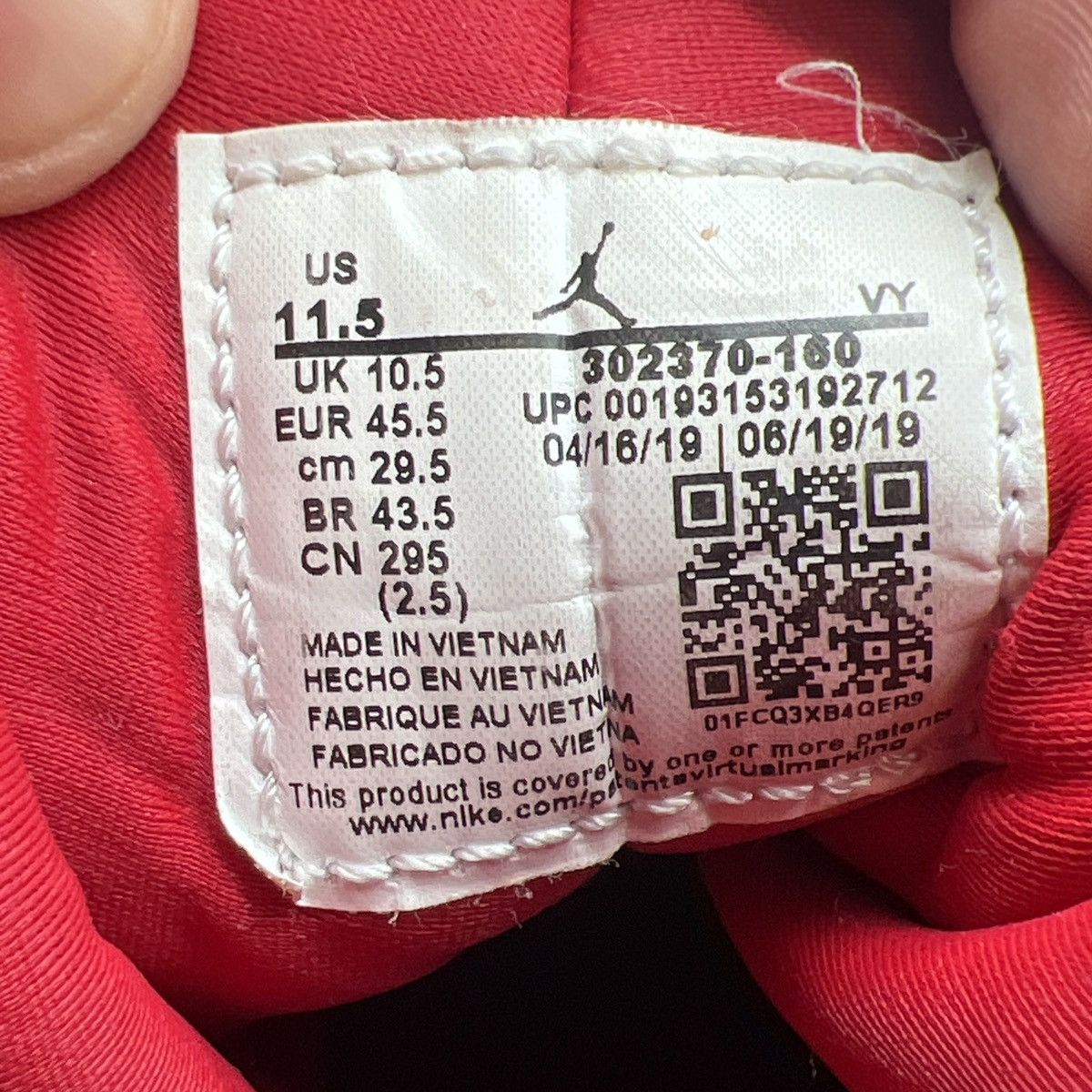 Jordan Brand Air Jordan 9 gym red Size US 11.5 / EU 44-45 - 9 Thumbnail