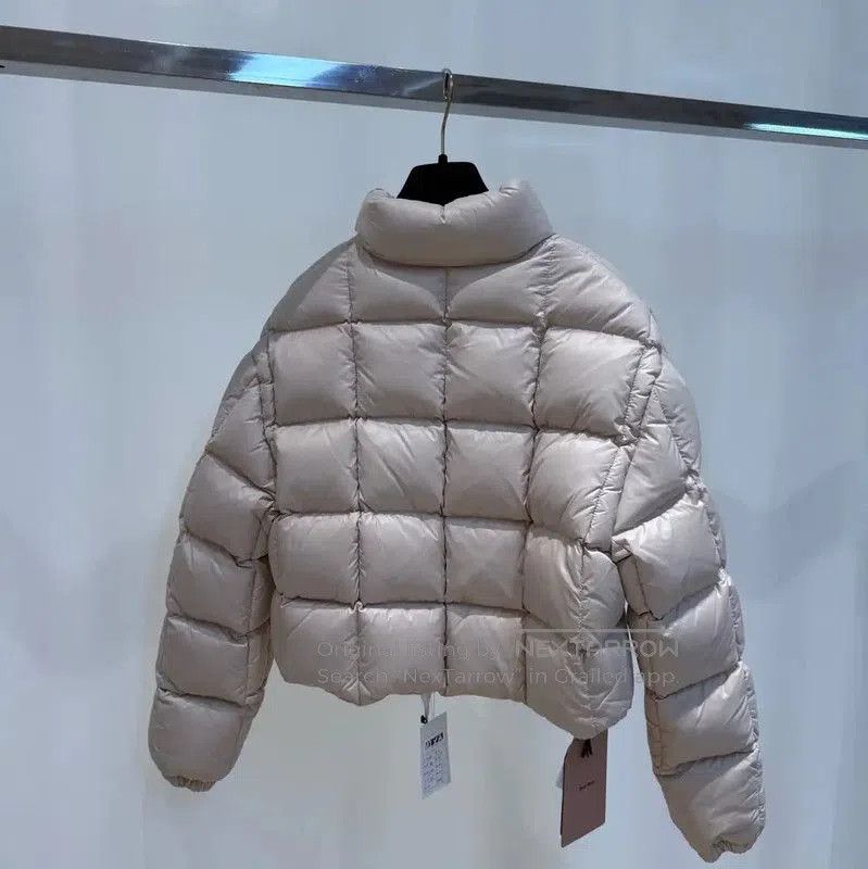 Miu Miu Miu Miu Pink Cotton Puffer Jacket for Women . Size L / US 10 / IT 46 - 2 Thumbnail