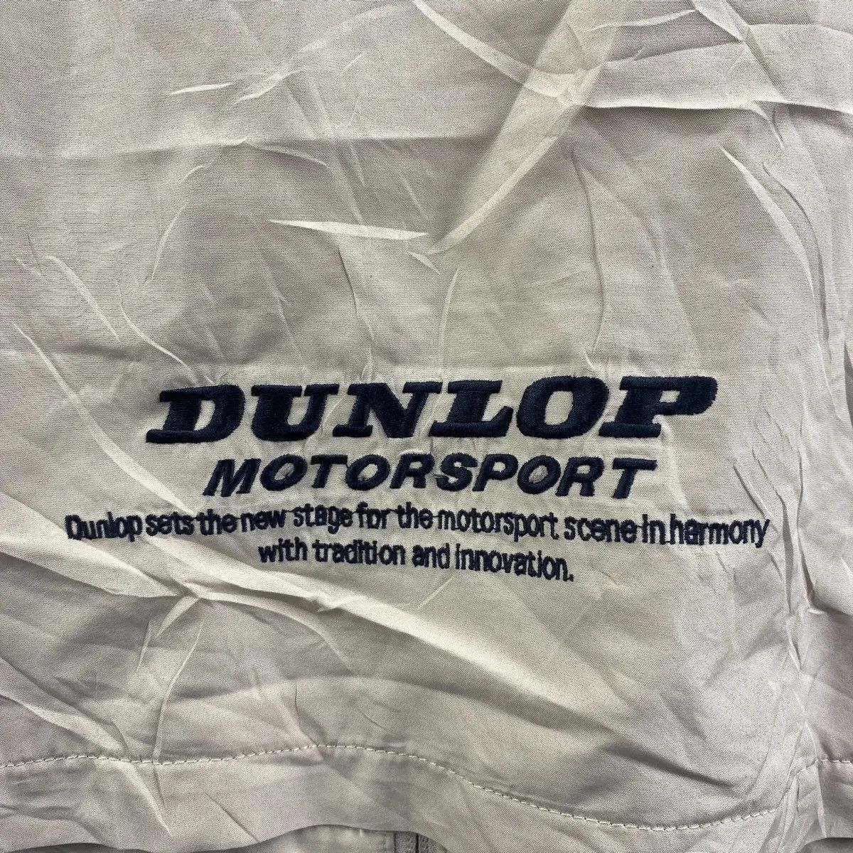 Dunlop Vtg 90’ DUNLOP MOTORSPORT Racing Team Vest Jacket Size US L / EU 52-54 / 3 - 8 Thumbnail