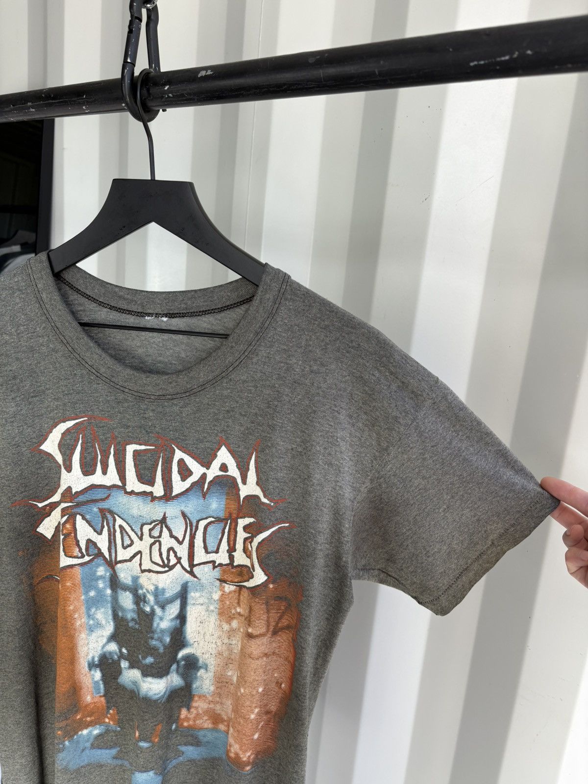 Band Tees Vintage Suicidal Tendencies Shirt Faded Distress GRUNGE Band Size US L / EU 52-54 / 3 - 3 Thumbnail