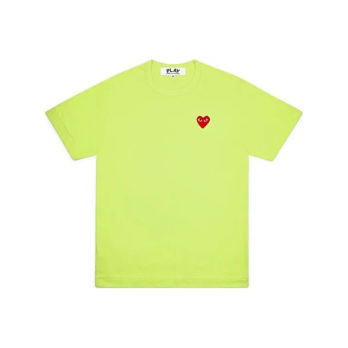 Comme des Garcons Comme des Garçons Play Green Heart Short Sleeve T-Shirt 0079 Size US S / EU 44-46 / 1 - 1 Thumbnail