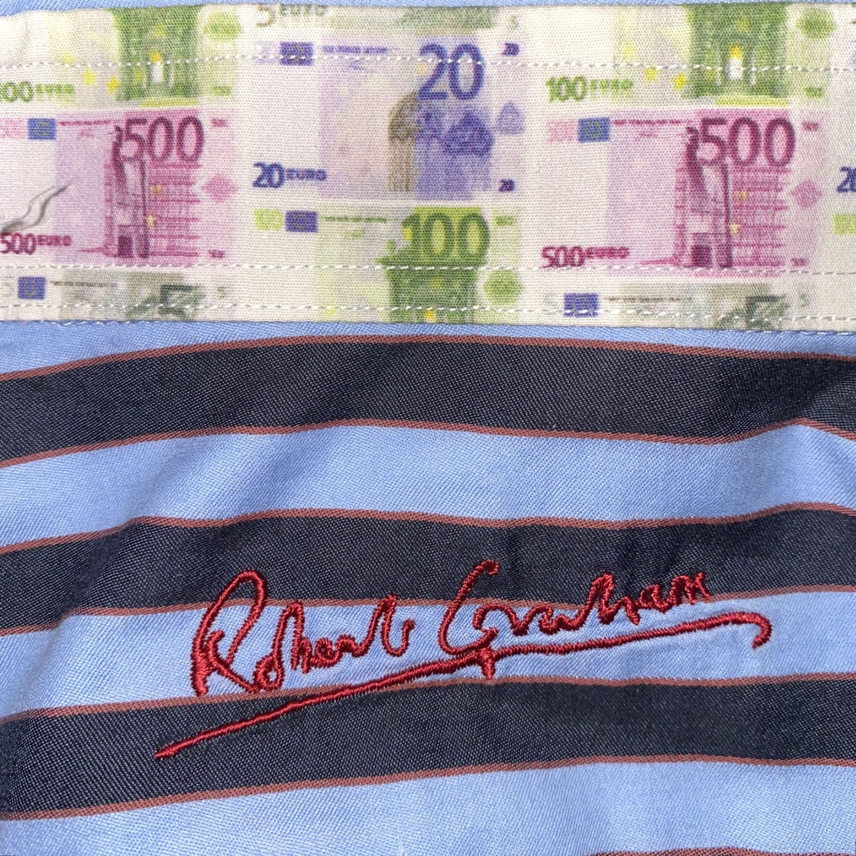 Robert Graham Robert Graham Long Sleeve Striped Button Down Shirt Blue XL Mens Size US XL / EU 56 / 4 - 6 Thumbnail
