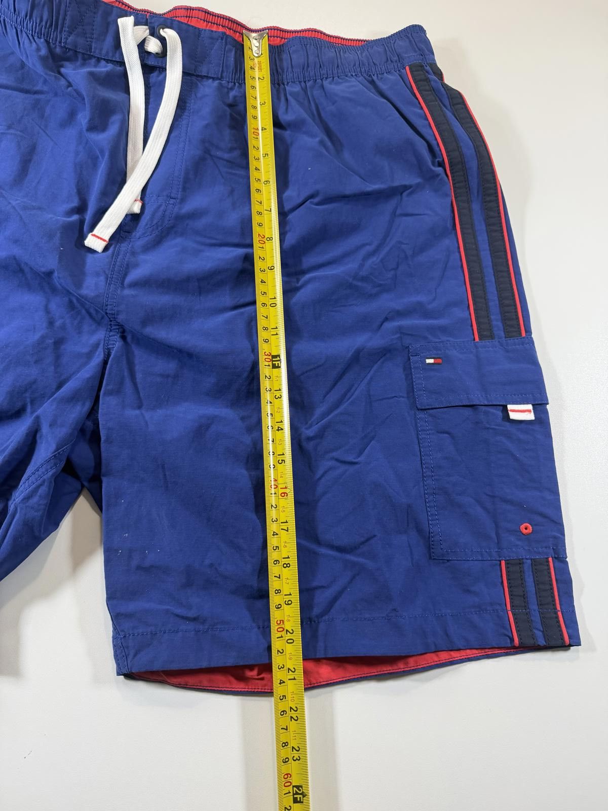 Tommy Hilfiger Tommy Hilfiger Men's Blue Cargo Swim Shorts XXL Size US 40 / EU 56 - 6 Thumbnail