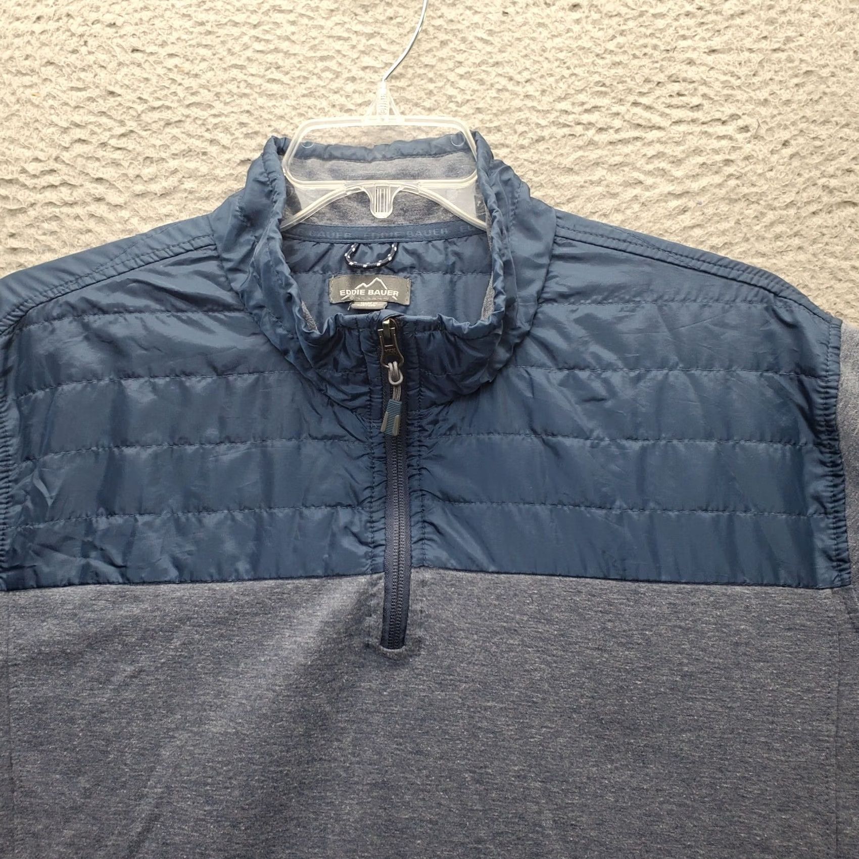 Eddie Bauer Eddie Bauer Sweatshirt Mens 2XL Blue Long Sleeve Zip Pocket Mock Neck Quarter Zip Shirt Mens Size US XXL / EU 58 / 5 - 7 Thumbnail