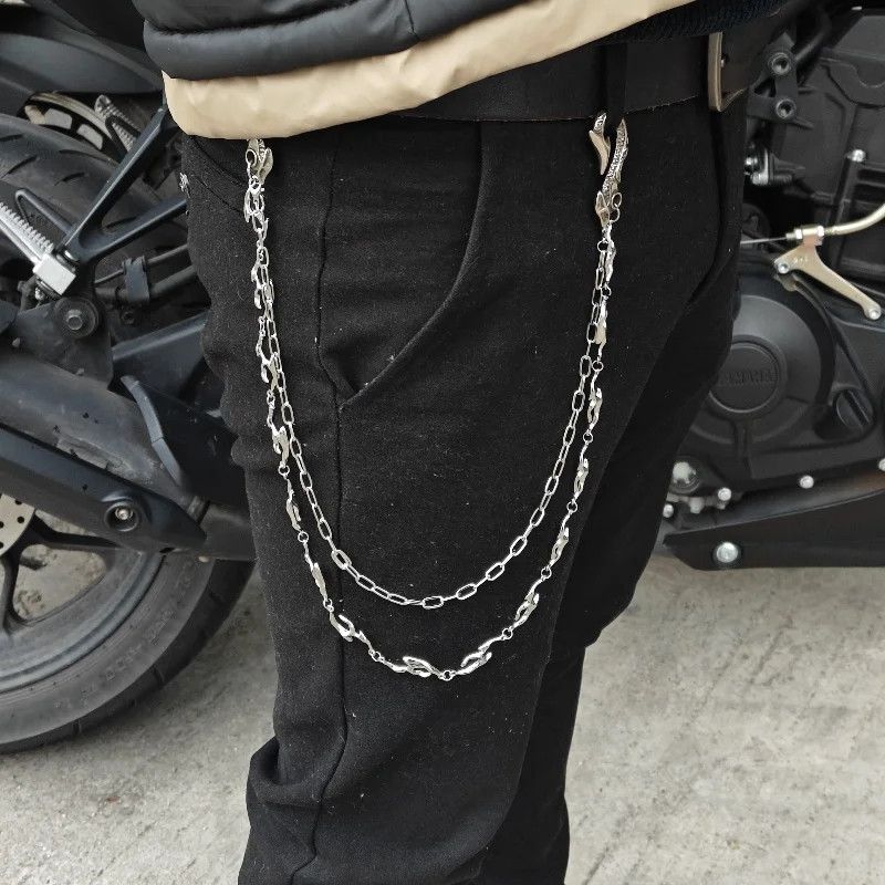 Japanese Brand × Jewelry Blazing Flame Punk Pants Chain Size ONE SIZE - 1 Thumbnail