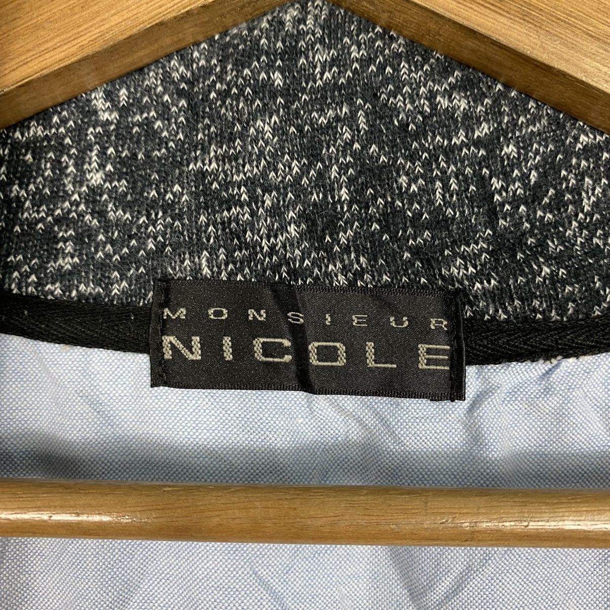 Japanese Brand 📌Button Jacket Shawl Collar Monsiuer Nicole Issey Miyake Size US M / EU 48-50 / 2 - 18 Thumbnail