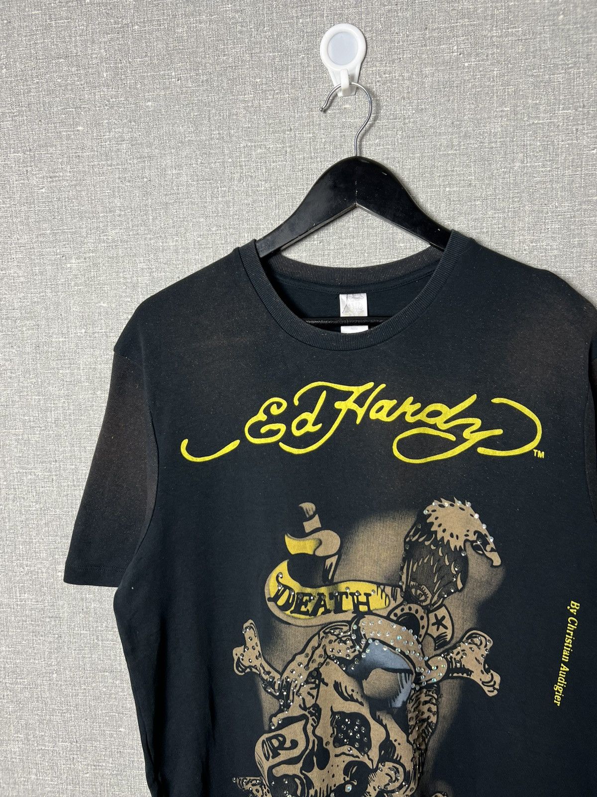 Ed Hardy Y2K Ed Hardy by Christian Audigier Big Logo Rare Print Tee Size US L / EU 52-54 / 3 - 2 Thumbnail