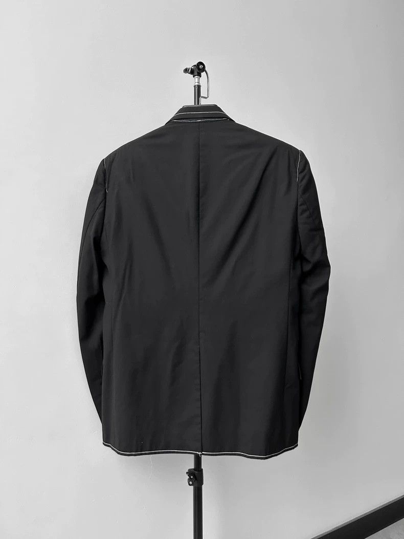 Maison Margiela Maison Margiela Black bright line suit Size 48R - 2 Thumbnail