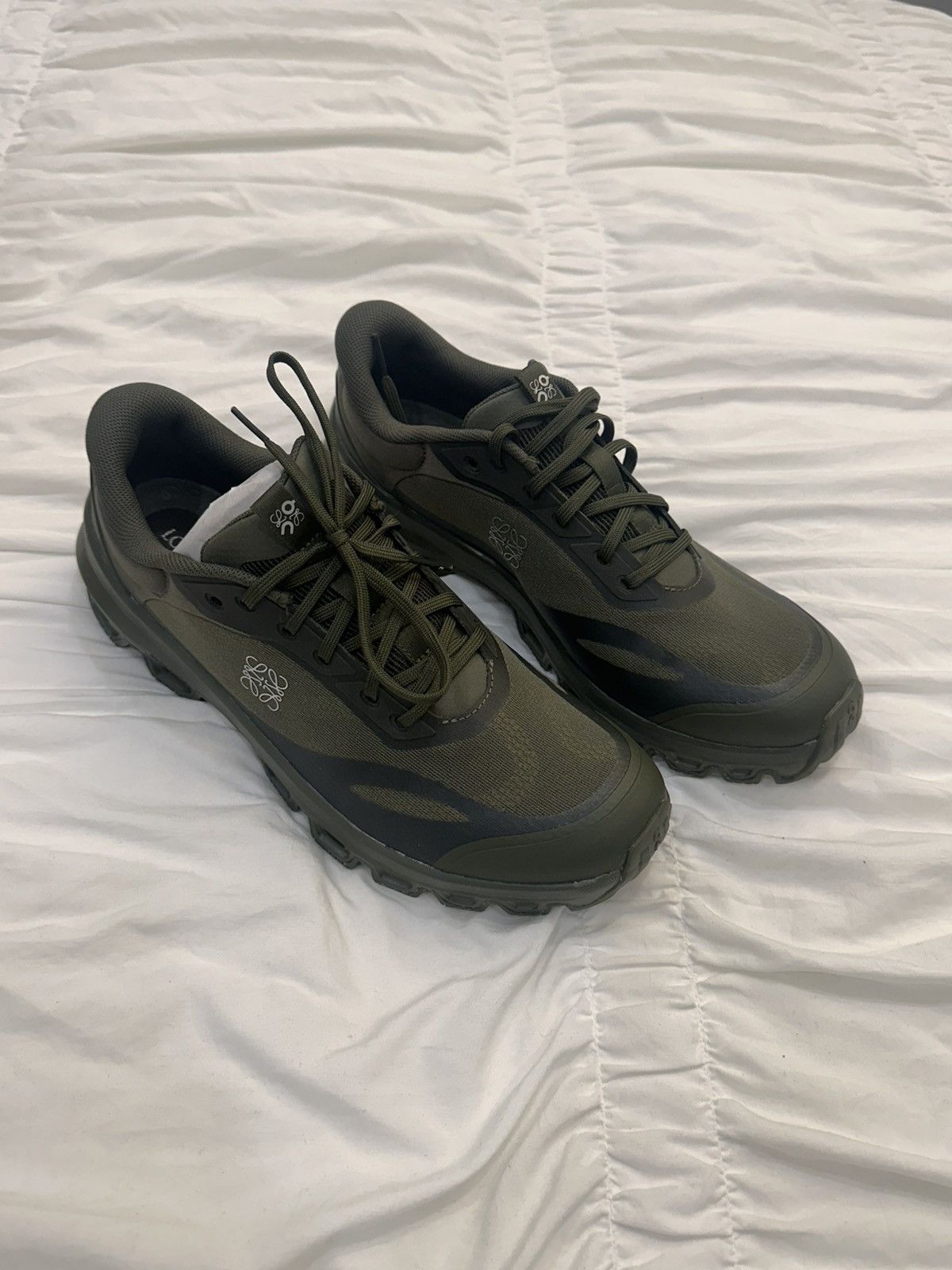 Loewe × On On Cloud x Loewe Men's Green Athletic Shoes Size US 10 / EU 43 - 4 Thumbnail