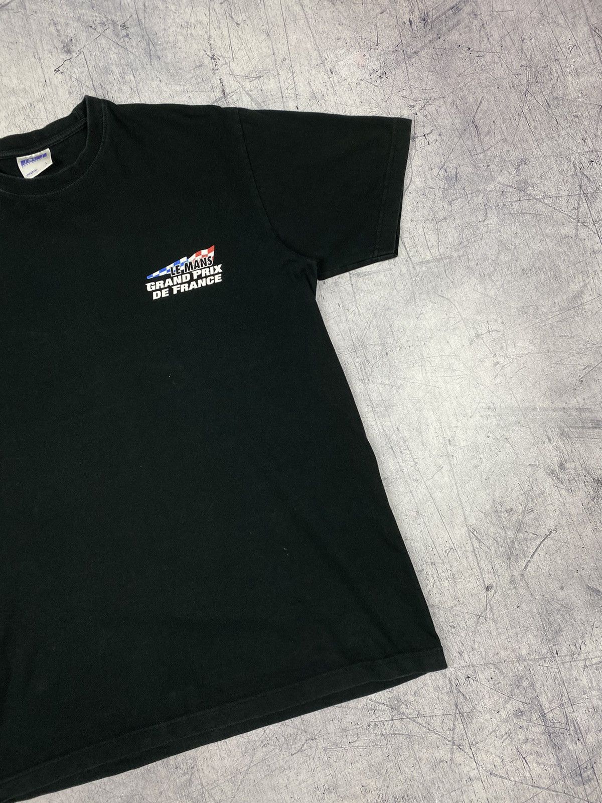 Vintage Vintage 00s Grand Prix De France Le Mans Racing Tee f1 y2k Size US L / EU 52-54 / 3 - 11 Thumbnail